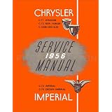 1956 Chrysler, Imperial, & 300B Repair Shop Manual Reprint by Chrysler