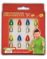 Light-Up LED Ugly Christmas Sweater Ornaments