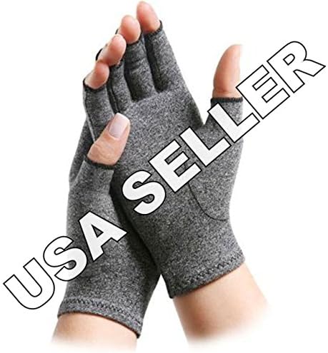 MEDIUM Mens & Womens Arthritis / Edema Compression Gloves for Pain / Swelling Relief