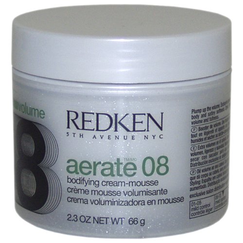 Redken Aerate 08 Bodifying Cream Mousse, 2.3 Ounce