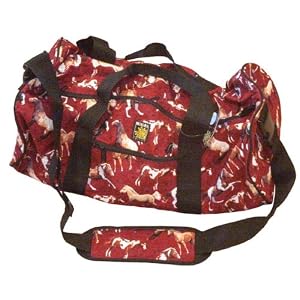 Running Horse Duffle Bag DUFFEL Travel Fitness Overnight Bag Luggage