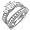 2.15 CT Hand Engraved 3 stone setting Ladies Round cut Cubic Zirconia CZ Wedding Bridal Engagement Ring with Matching Band Set (Available in size 6, 7, 8) size 6