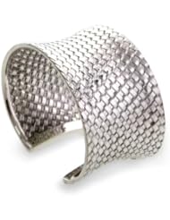 Sterling silver cuff bracelet, Circle of Joy