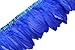 Sowder Royal Blue Duck Goose Feather Trim Fringe 2 Yards