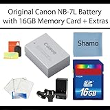 Original Canon NB-7L Lithium-Ion Camera Battery for Canon Powershot G10 G11 ....