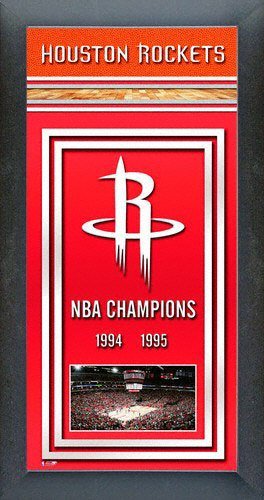 Houston Rockets Framed Team Championship Series