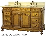 DreamLine DLVBJ-003-AY Bathroom Antique Vanity Set, Antique Yellow