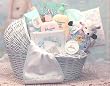 Welcome Baby Boy Bassinet - Blue