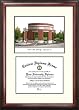 Indiana State University Scholar Scholar Mahogany Framed Lithograph w/Diploma Opening