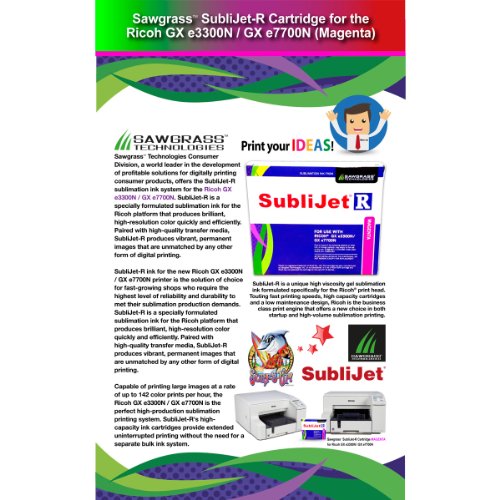 Sawgrass SubliJet R Ricoh GXE3300N / GXE7700N Cartridge - Magenta