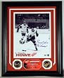 Gordie Howe Autographed Photomint with 2 Gold Coins - Plaque - Detroit Red Wings NHL Hockey