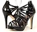 STRAPPY Black GLADIATOR Sandals Womens Dress Shoes