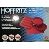 Buy bakeware sets for Cheap bakeware sets Hoffritz 4 Piece Nonstick Silicone Bakeware Set RED SYLES VARY bakeware sets