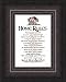 Home Rules - Framed Inspirational Gift - 8 1/2 X 10 1/2