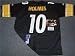 Santonio Holmes Autographed/Hand Signed Pittsburgh Steelers Reebok EQT/Premier Jersey