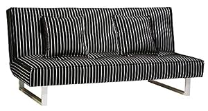 Dorel Home Products 3162096 Sophie Revolution Convertible Sleeper Futon, Black and White Stripe