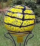Chic Yellow Luster Hand Blown Glass Gazing Globe (12 inch)