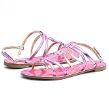 Qupid Athena39 Flats 7 Fuchsia (Pink)