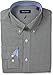 Nautica Men's Check Shirt with Button Down Collar with Black and White Check