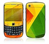 Colored Leaf Design Decal Skin Sticker for BlackBerry Curve 8500 Cell Phone