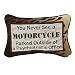 You Never See A Motorcycle.. Word Pillow