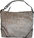 Women's Coach Purse Handbag Optic Signature Sara Shoulder Tote White/Khaki