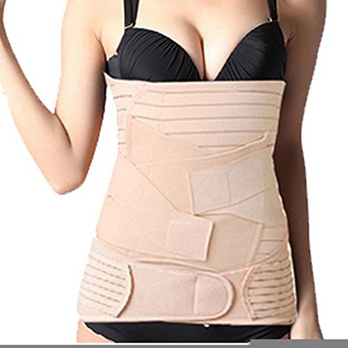 Outop 3 in 1 Breathable Elastic Postpartum Postnatal Recoery Support Girdle Belt for Women and Maternity