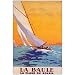 La Baule by Charles Allo-Framed 32x47 Canvas Art