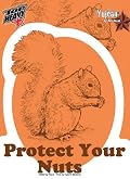 Protect Your Nuts Funny Squirrel Sticker / Decal