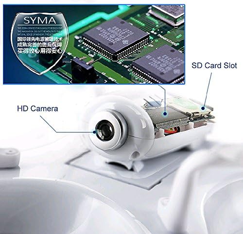 New Drone Quadcopter RC with HD Camera RTF 2.4Ghz 4CH 6-Axis Syma X5C-1 Explorers Gyro