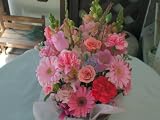 「季節のお花おまかせアレンジB(ピンク系)」の画像