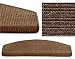 Floordirektstep Stair Treads 24x65cm Sisal Dark Brown