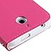 MyBat HTC 510 (Desire 510) MyJacket Wallet with Card Slot - Retail Packaging - Pink/White
