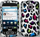 Loepard Design Hard Snap On Case Cover Faceplate Protector for LG Optimus T ....