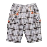 Rabbit Moon Tractor Plaid Canvas Pant