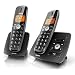 Philips XL3752B DECT Single ECO schnurloses Telefon Komfort- Grosstasten, Anrufbeantworter 30 Min ( Displaybeleuchtung, Voll-Duplex Freisprechen am Mobilteil, inkl. Zusatzh�rer mit Ladeschale) schwarz