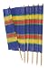 3.7m (12ft) 6-Pole Beach Windbreak