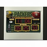 Green Bay Packers Scoreboard Desk Clock