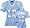 Eli Manning New York Giants Women's Blue Vibrant Fashion Jersey - Small