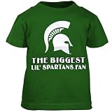 Michigan State Spartans Green Toddler Biggest Lil' Fan T-shirt