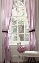 Plumeria - Window Drapes w/ Tie Back (2 Panels, 43x84)