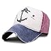 Binmer(TM)Men Women Baseball Cap Anchor Sun Outdoor Sport Snapback Hat (Blue)