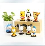 Disney Family Eight Shaking Head Dolls-loft520