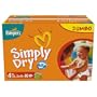 Pampers - 81268026 - Simply Dry Couches - Taille 4 Maxi - Jumbopack 2 X 40 Couches - lot de 2 (160 couches)