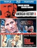 American History X / A History of Violence / True Romance (Triple Feature) [Blu-ray]