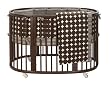 DwellStudio Baby Oval Dots Crib Set, Chocolate DwellStudio Baby Oval Dots Crib Set, Chocolate