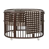 DwellStudio Baby Oval Dots Crib Set, Chocolate by Dwell Studio