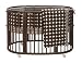 DwellStudio Baby Oval Dots Crib Set, Chocolate