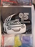 Disney Peel and Stick Sand Art ~ Disney Cars (Team 95; Lightning McQueen)