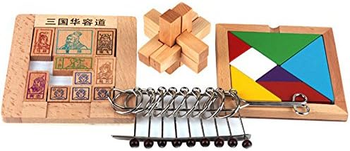 Game special Ming lock puzzle Huarong nine serial Gift Box four classical Chinese puzzle toys